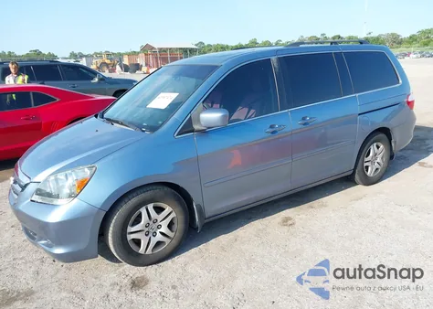 2007 Honda Odyssey Ex-L из США, поврежденный, VIN 5FNRL38687B085125